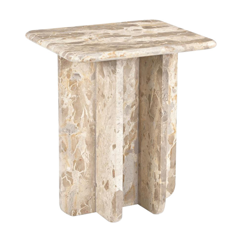 Table d'appoint en marbre Loom