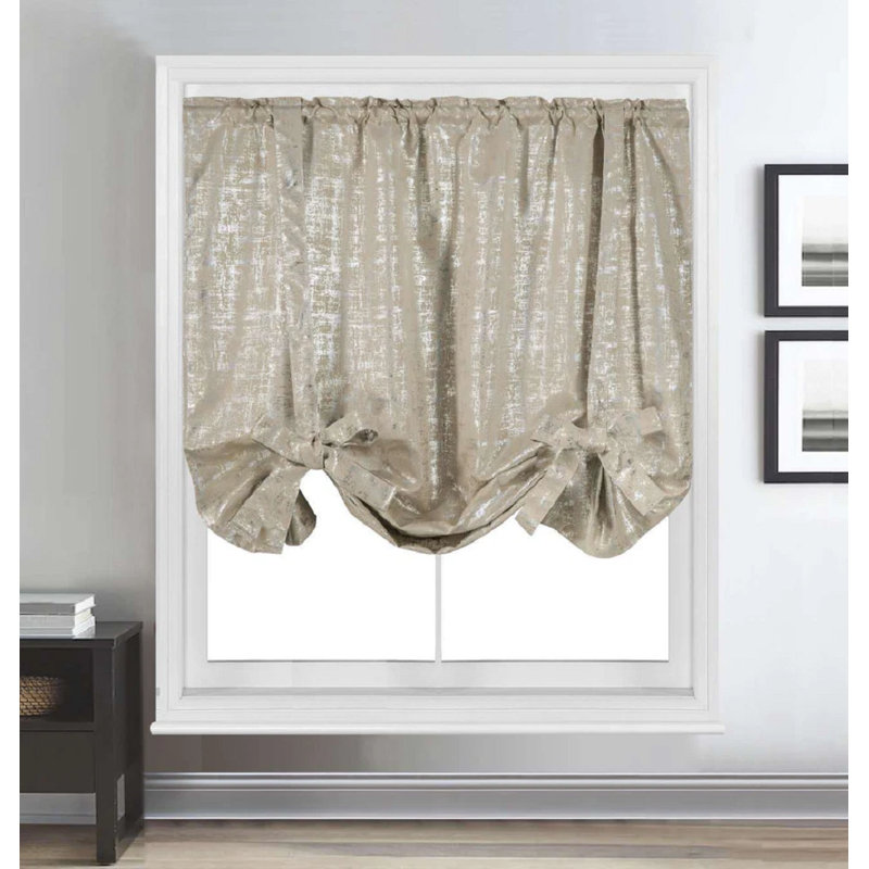 Glamour Blind Window Curtain 55X60, Beige