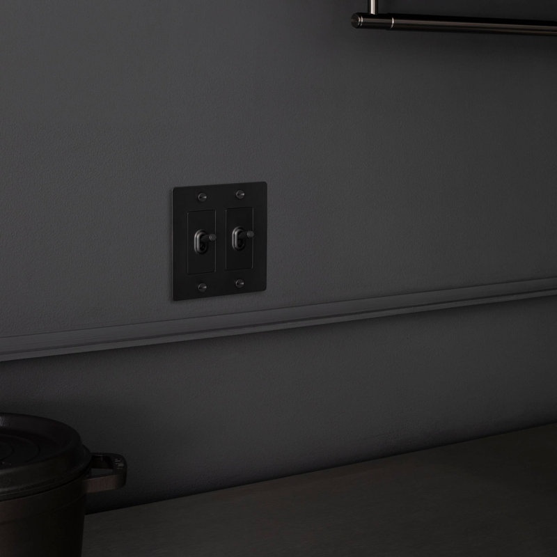 2G Plate / Non-Logo, Black