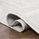 Sauvanne Modern Scandinavian Graphic Lines High-Low White/Cream Rug