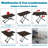 Extendable Metal Base Dining Table