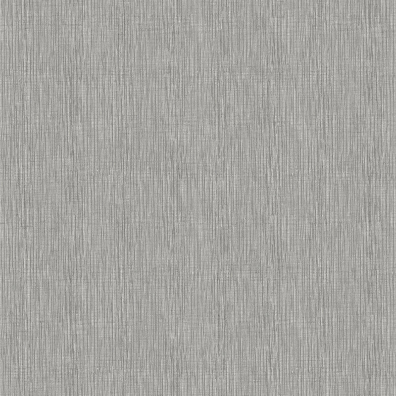 Absolutely Chic Hessian Texture Effect 33' L x 21" W Wallpaper Roll, Light Gray