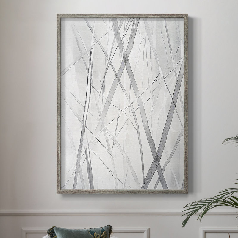 ABSTRACT Series DCCCLII, reproduction encadrée - bois massif, H 11 po x l 9 po