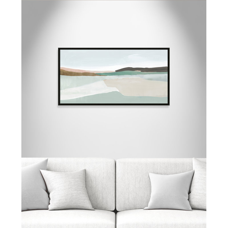 Peinture à cadre flottant Ali Sole of the Land I, H 19,5 po x l 37,5 po, Black