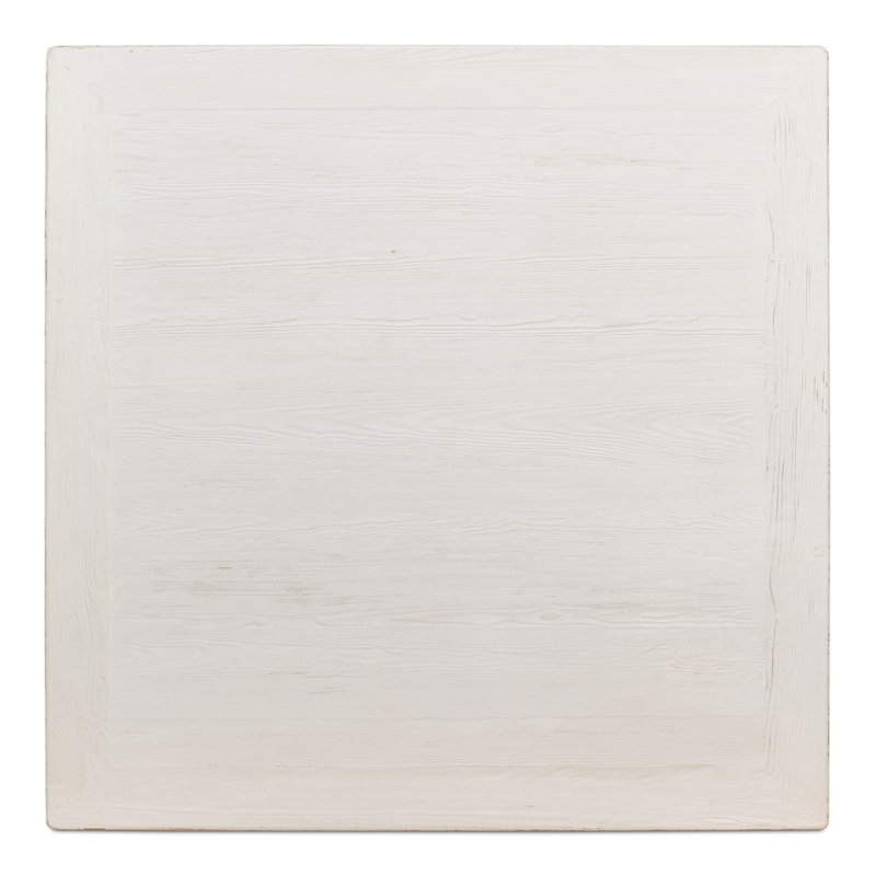Classic Chinese Solid Wood Coffee Table, White