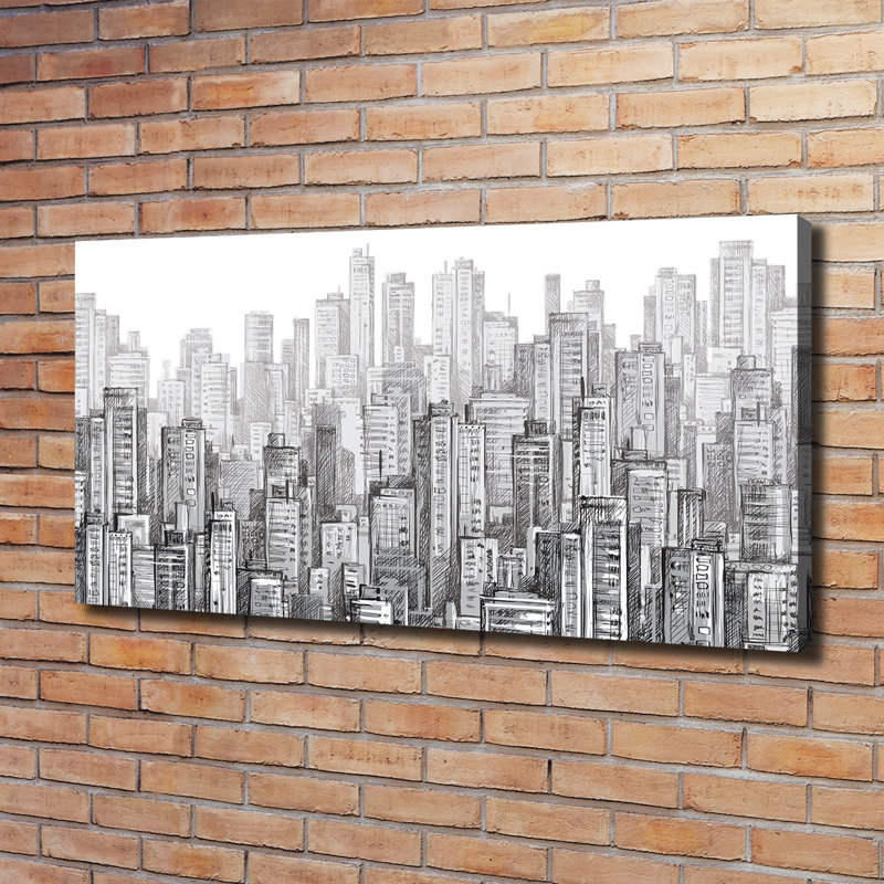 Skyscrapers - Wrapped Canvas Print