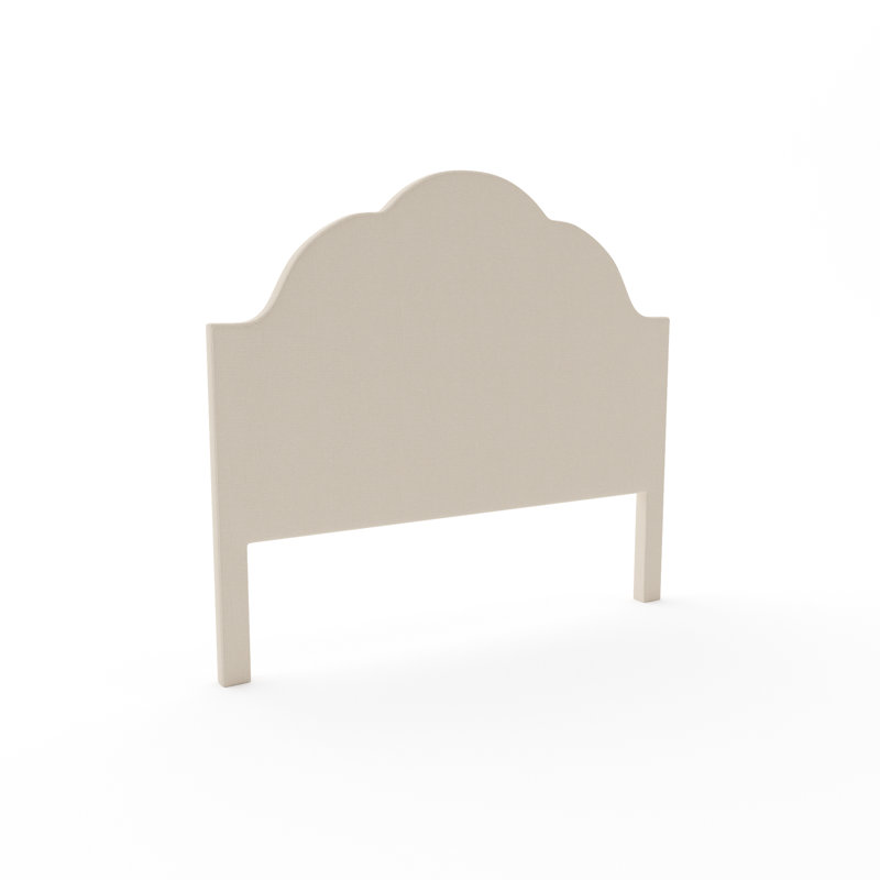 Cascade Upholstered Headboard, Posh Life Performance Velvet Spring, Full