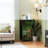4 Drawer Dresser for Bedroom, Narrow Chest of Drawers, Wooden Top and Study Iron Frame 18"x37.5"-(WxH)