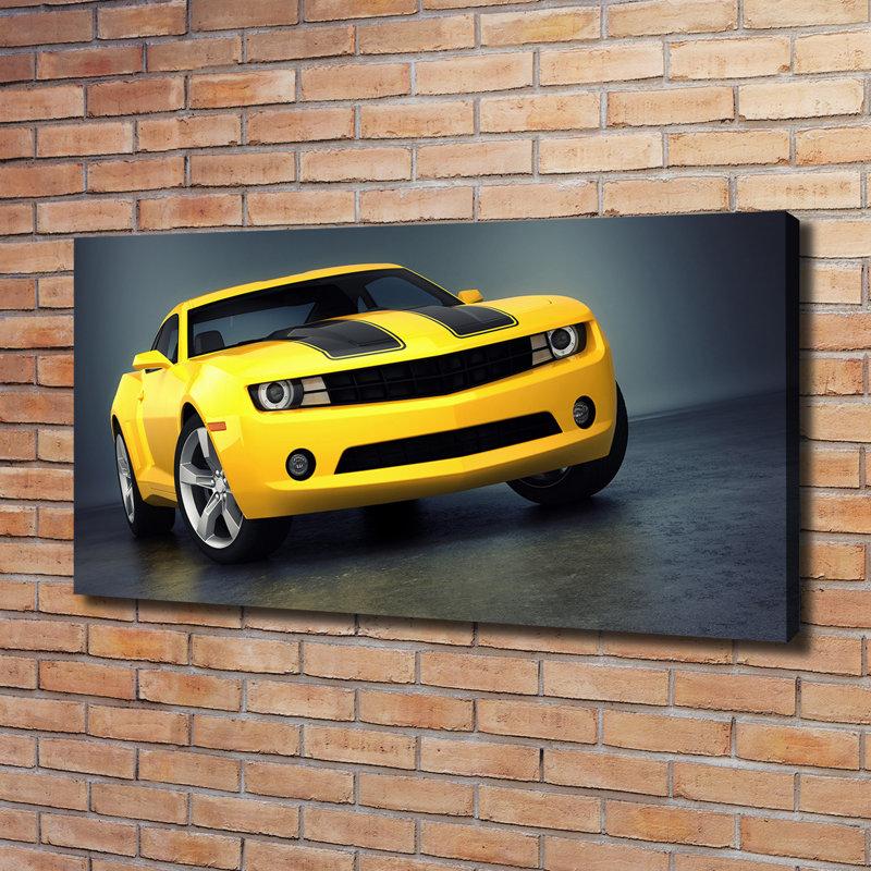 Sports Car - Wrapped Canvas Print