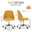 Chaise de bureau sans accoudoirs avec roulettes-1515503640