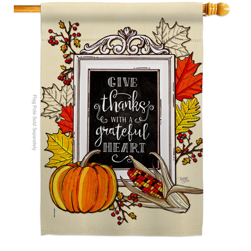 Drapeau de maison à 2 côtés en polyester / mélange de polyester 40 x 28 po