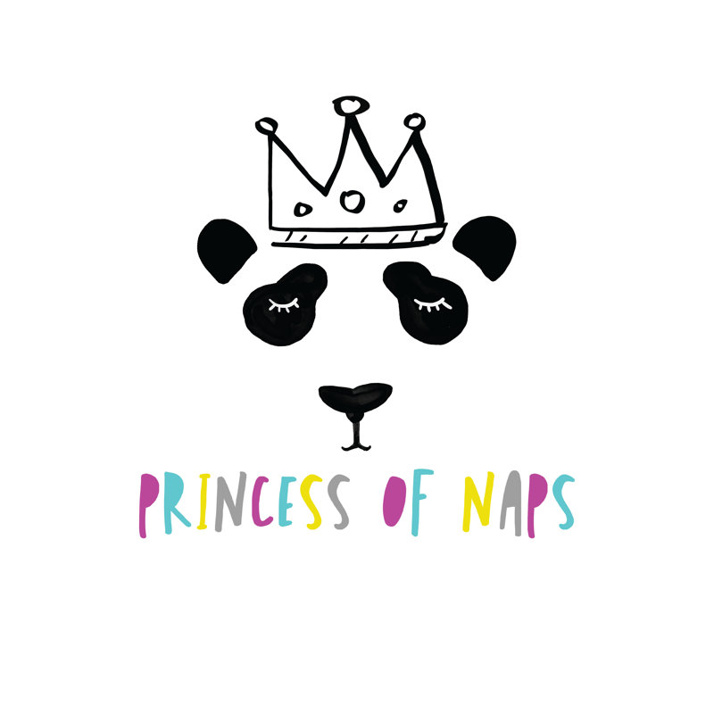 Princess Of Naps - Wrapped Canvas Print, 30cm H x 30cm W x 3.8cm D