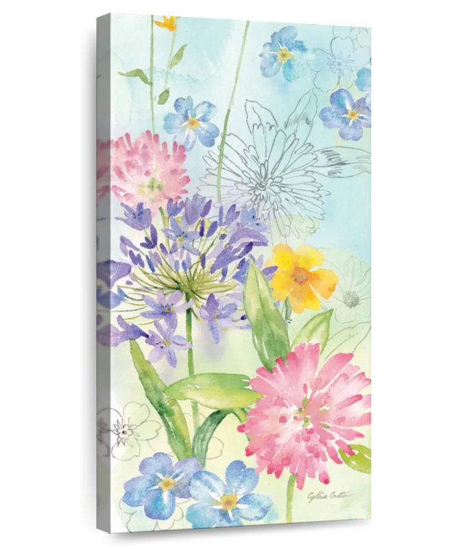 Mélange de fleurs sauvages vertical I, H 24 po x l 12 po