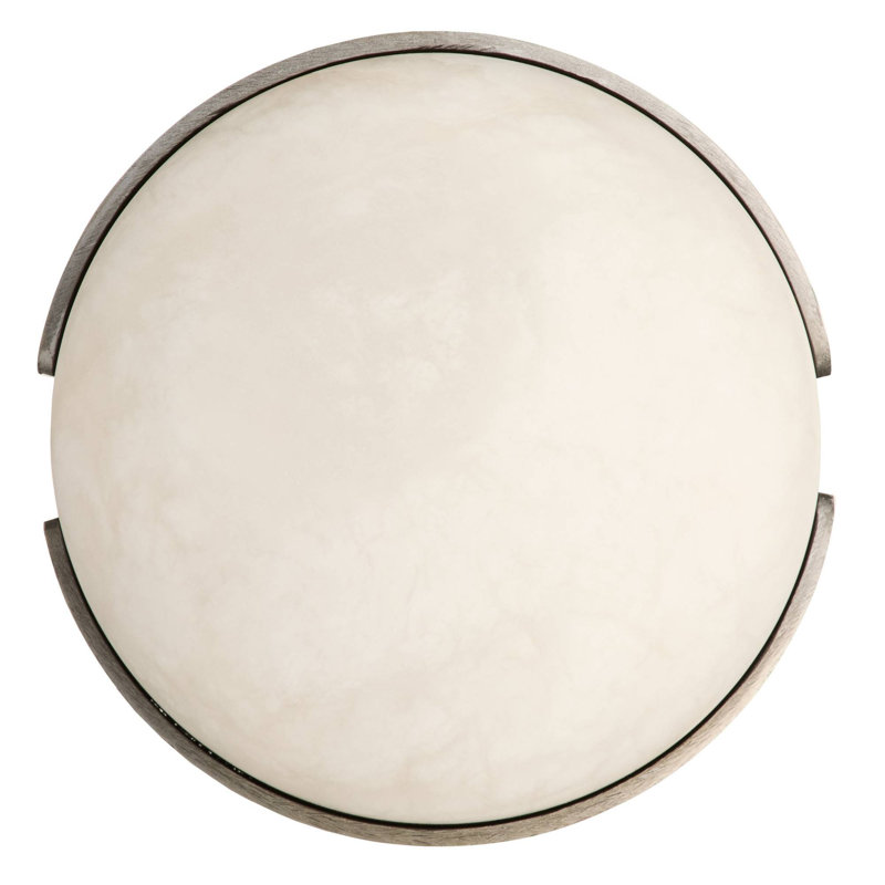 Elara Mini Flush Mount, White Bronze