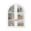 Armoire murale cintrée avec portes vitrées-1669247798
