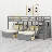 Wood Triple Bunk Bed-1407344545