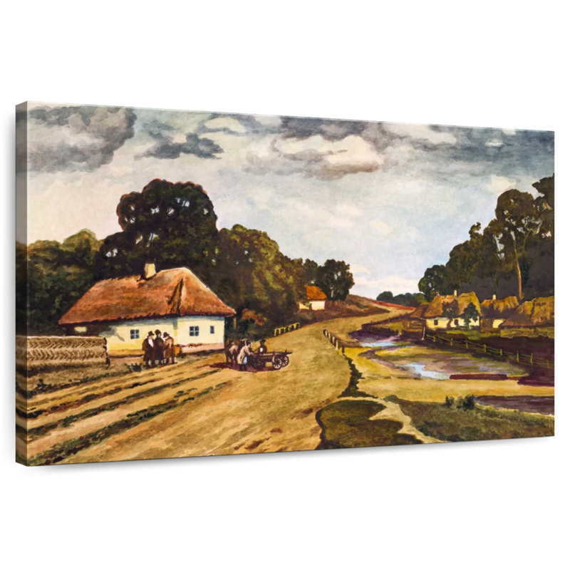 Paysage urbain d'Ukraine à Alvord, H 8 po x l 12 po