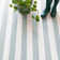 Catamaran Stripe Light Blue/Ivory Handwoven Indoor/Outdoor Rug