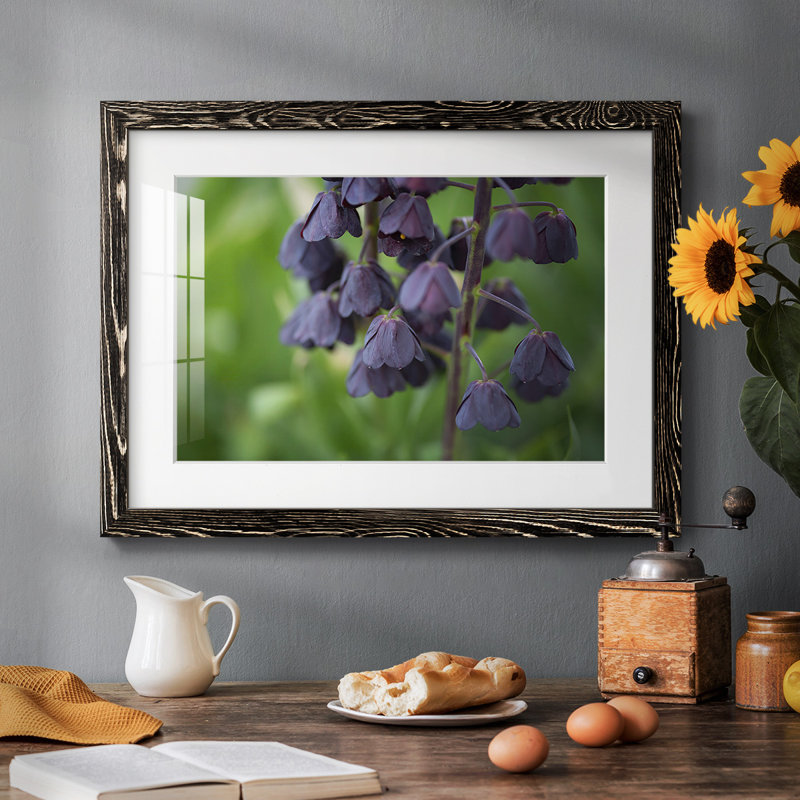 " Aubergine ", Black Framed, 22" H x 32" W x 1.5" D