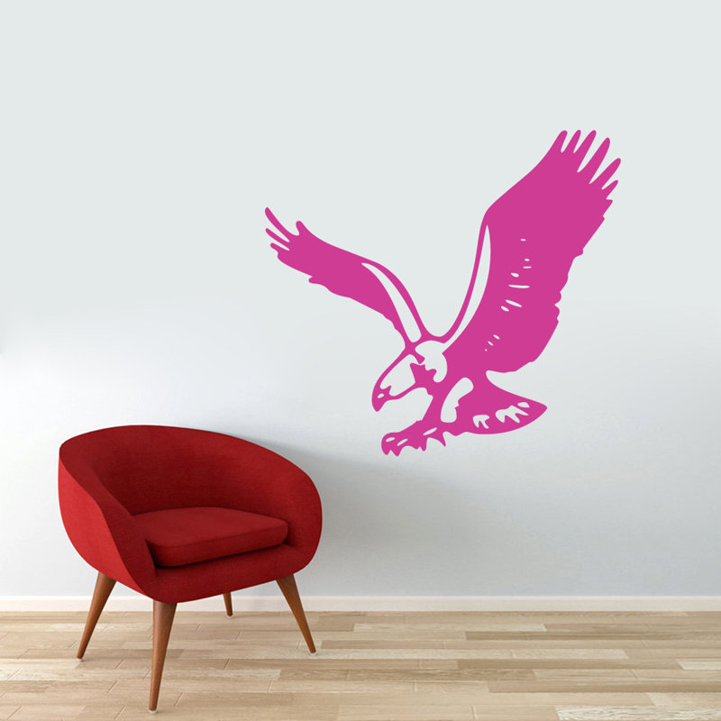Animals Non-Wall Damaging Wall Decal, Hot Pink