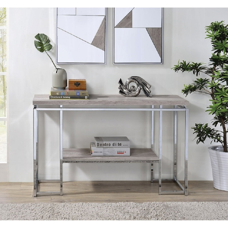 Console de salle à manger en chêne naturel moderne 1 pièce