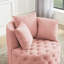 Chaise pivotante en velours-1282290956