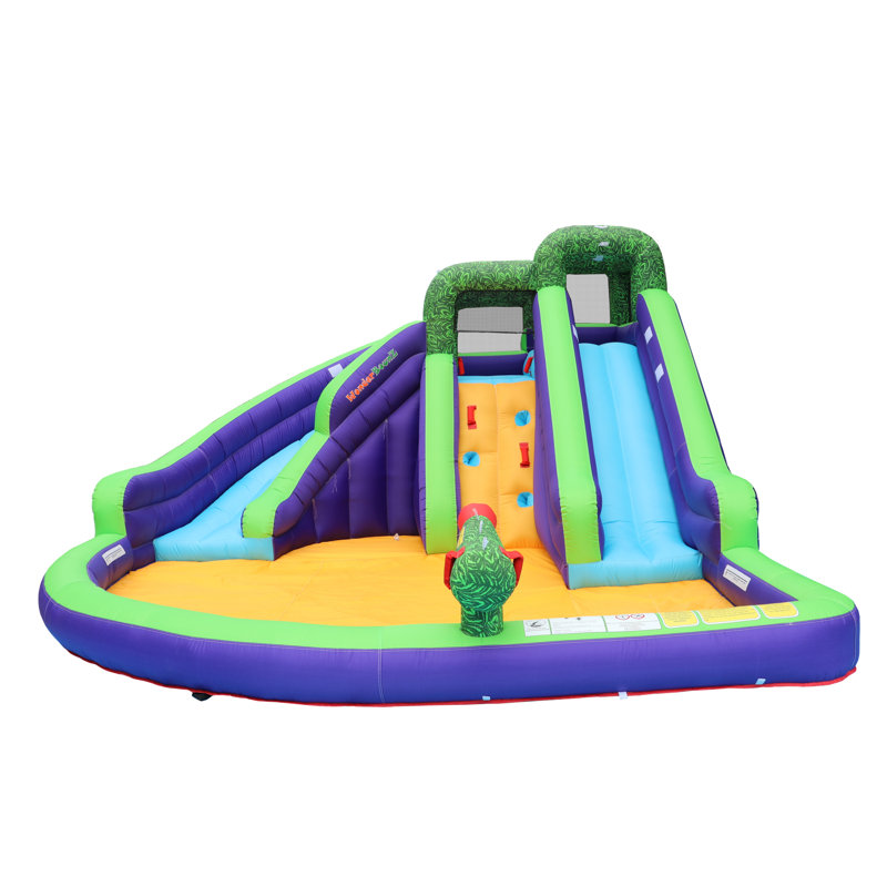 Glissade d'eau gonflable 12 'x 13,8' avec soufflerie