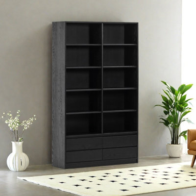 Bibliothèque légère de luxe noire
