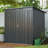 All Weather 6X4 Ft Outdoor Pet Shelter - Black, Insulation Metal Shed Backyard & Lawn Storage, Black