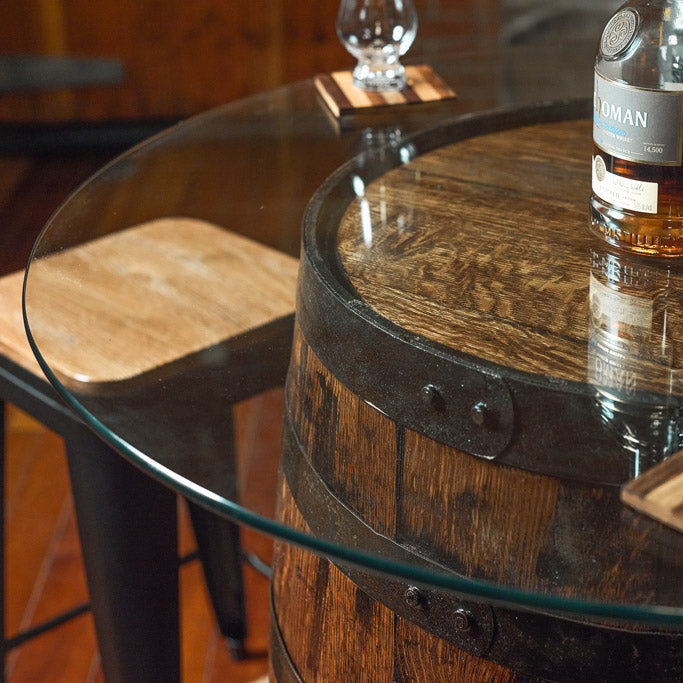 Whiskey Barrel Stave Coasters Set – Mystic Barrels