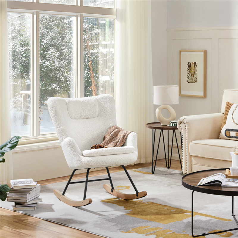 Virginie Upholstered Accent Chair, White