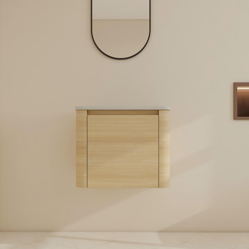Base de meuble-lavabo simple 24 po, Beige
