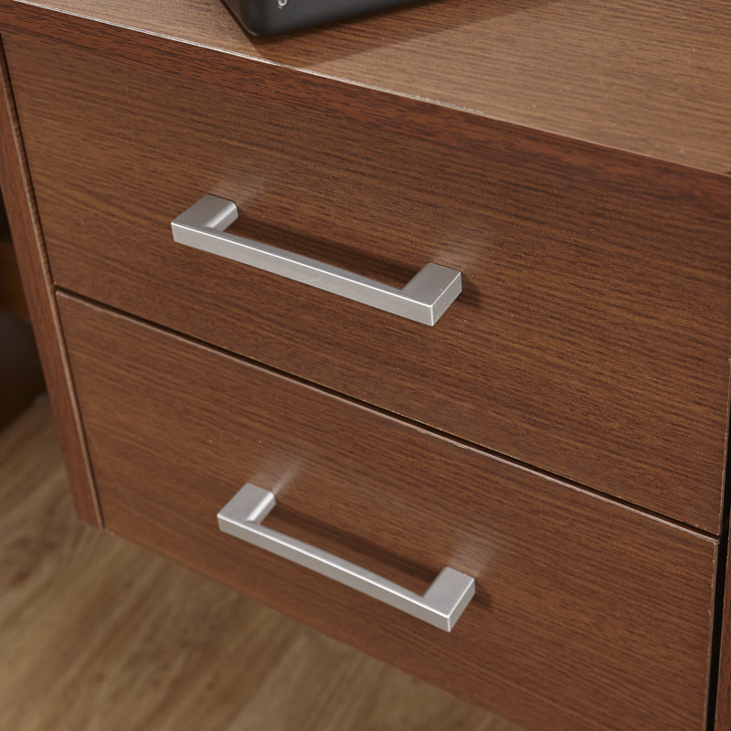 Ryan Solid Wood Base Writing Desk, Walnut