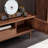 European style solid wood frame TV stand-106007104