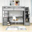 Lit mezzanine pour enfant avec tiroirs Casandra-741102680-741102682