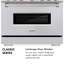 ZLINE Autograph 48" Classic Double Oven Dual Fuel Range w/ Champagne Bronze Accents-832285121-832285122