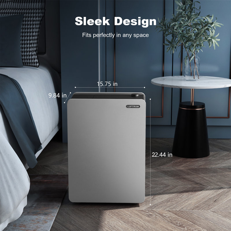 Purificateur d'air de table LUFTRUM avec filtre HEPA véritable pour 4646 pieds cubes
