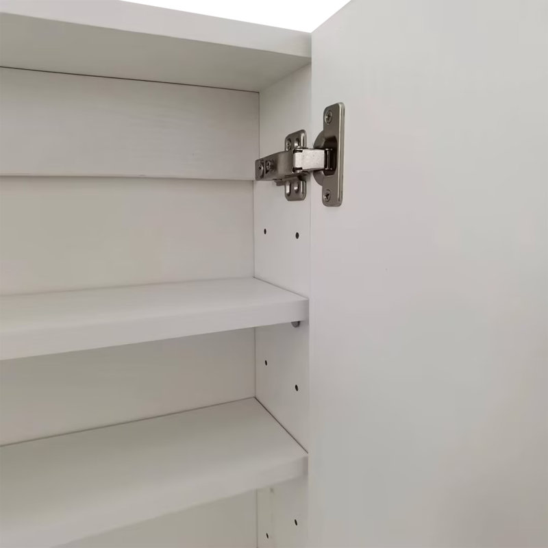 Armoire à pharmacie avec miroir H 23,63 po Staveley, H 23,63 po x l 30 po x P 4,75 po, Chêne blanc