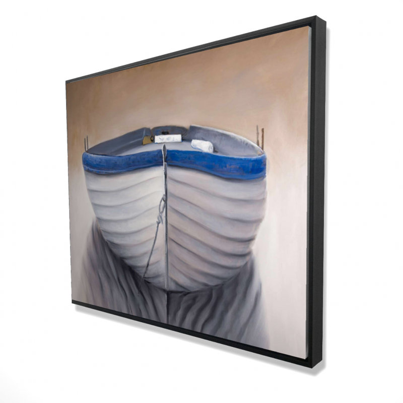 Canoe Boat Print On Canvas