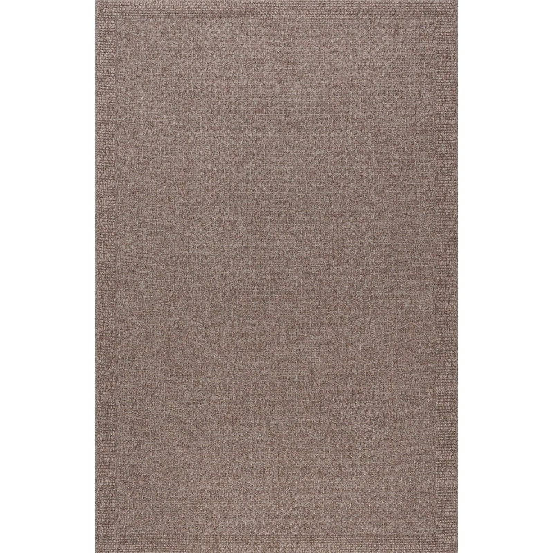Tapis brun moderne Wallaston, Rectangle 3 pi 11 po x 5 pi 3 po