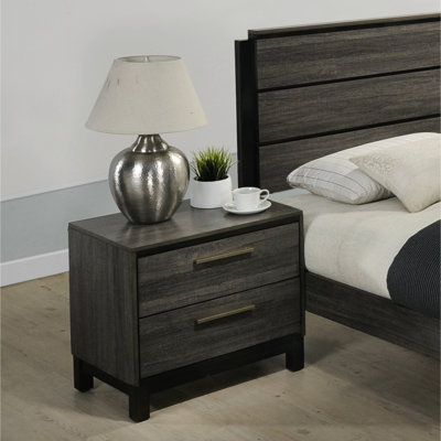 2 Bedroom Nightstand, Antique Grey, And Functional 2 Nightstand In Grey For Decor