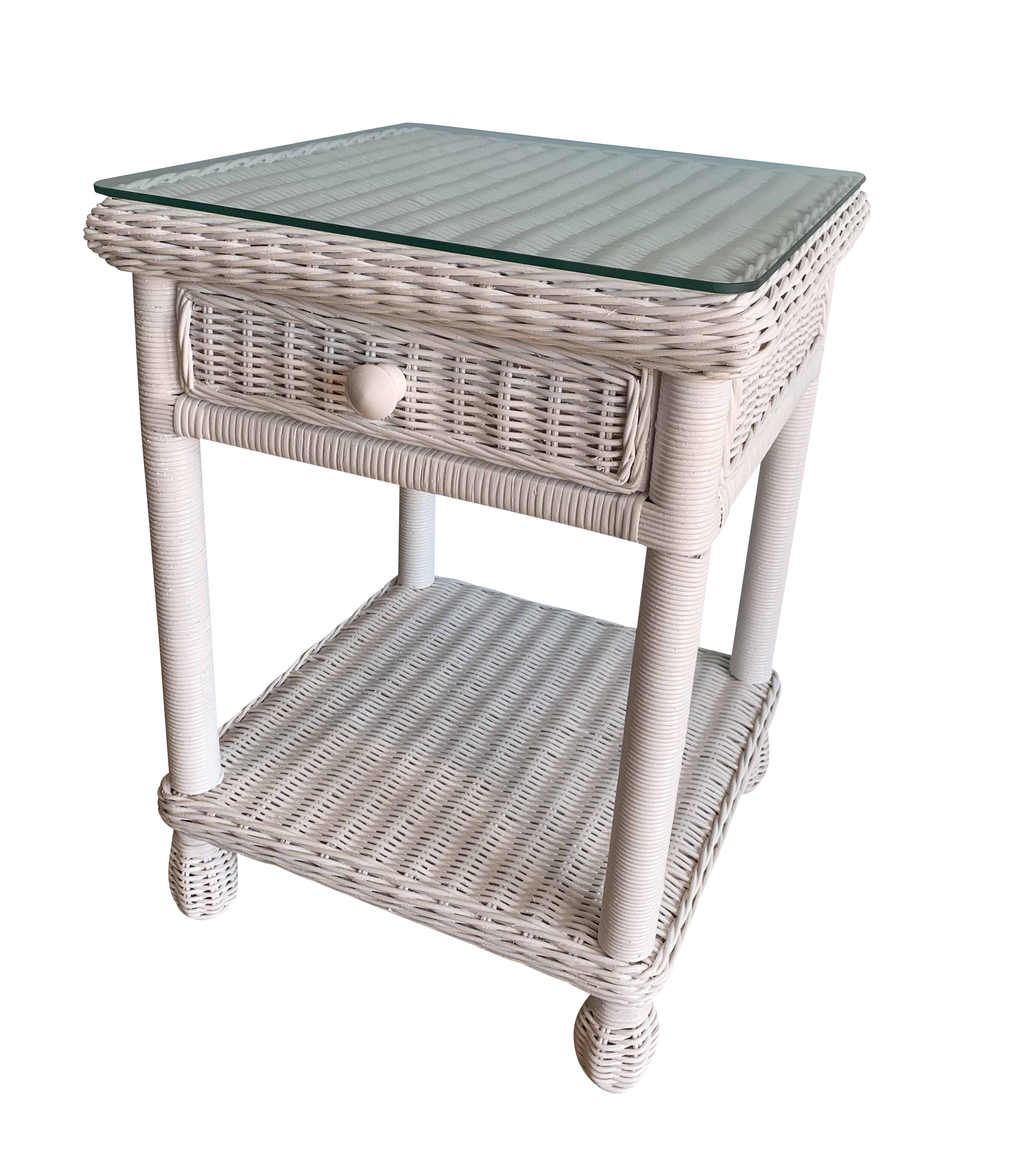 Dovecove Dorthy Wicker / Rattan Nightstand | Wayfair