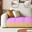Canapé blanc modulaire 100% polyester-109043416