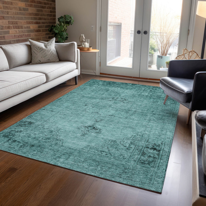 Tapis intérieur / extérieur Nayelin, Rectangle 5 pi x 7 pi 6 po
