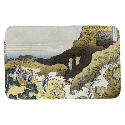 Tapis pour salle de bain à l’escalade mt. fuji Clair