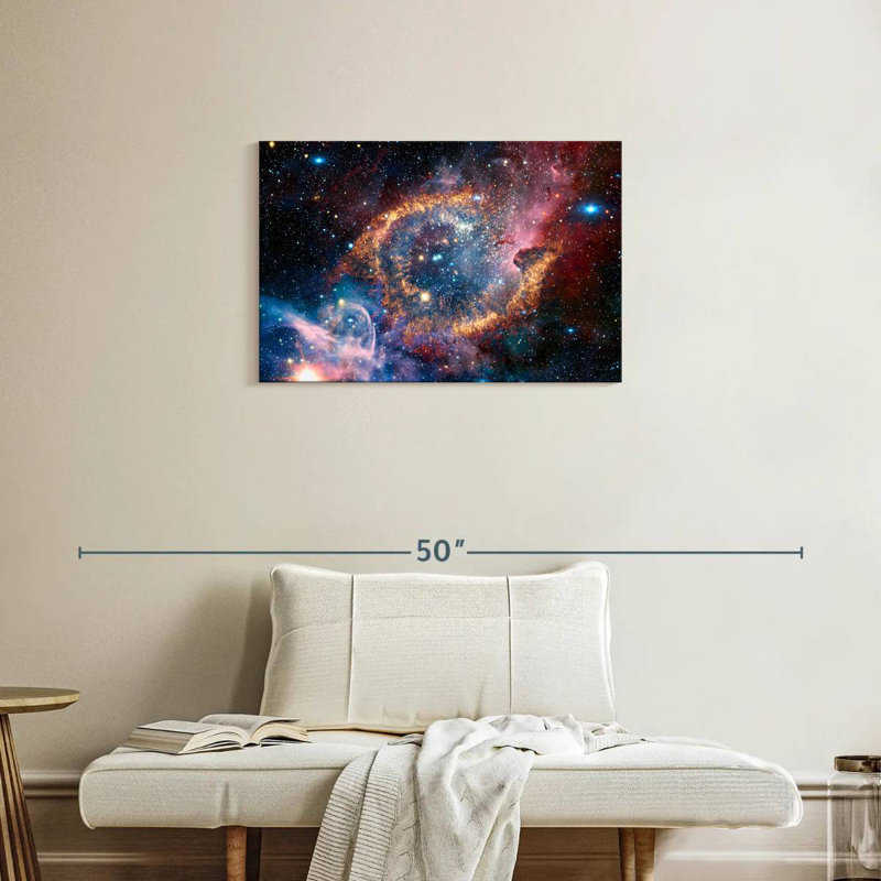 Oberle Helix Planetary Nebula, 20" H x 30" W