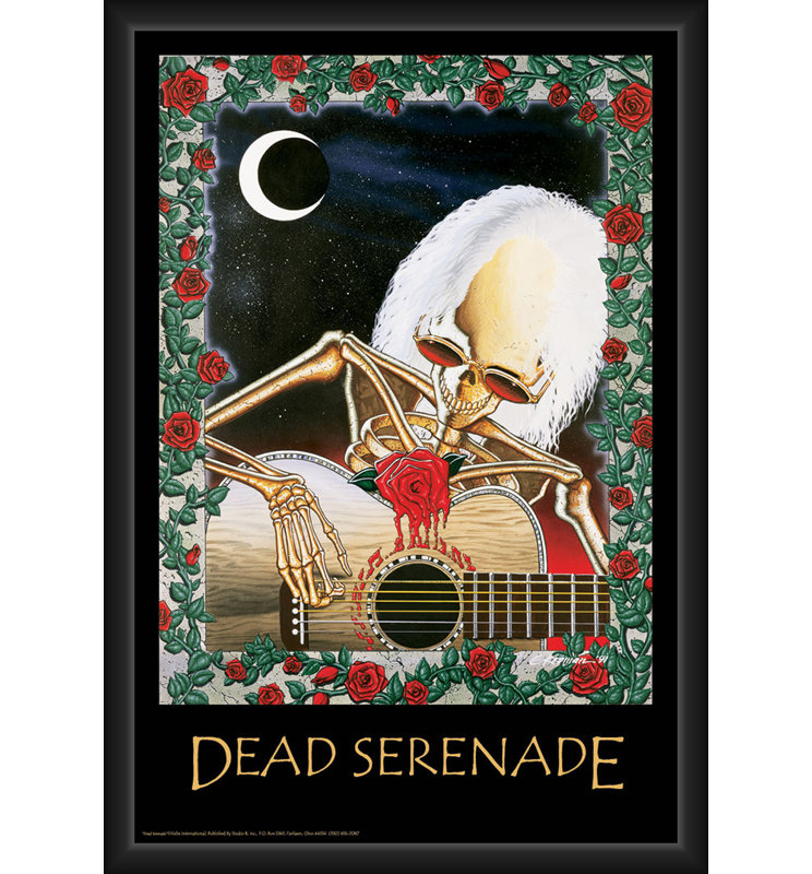  Offerte sous licence officielle Serenade morte - affiche d'art encadrée - 24 x 36 pouces - cadre en bois d'ingénierie robuste avec verre plexi - prêt à être accroché