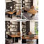 Bureau moderne en bois massif minimaliste-185332470