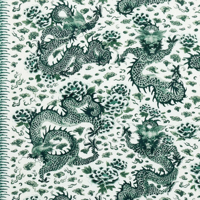 Schumacher x Mary McDonald Empress Dragon Fabric