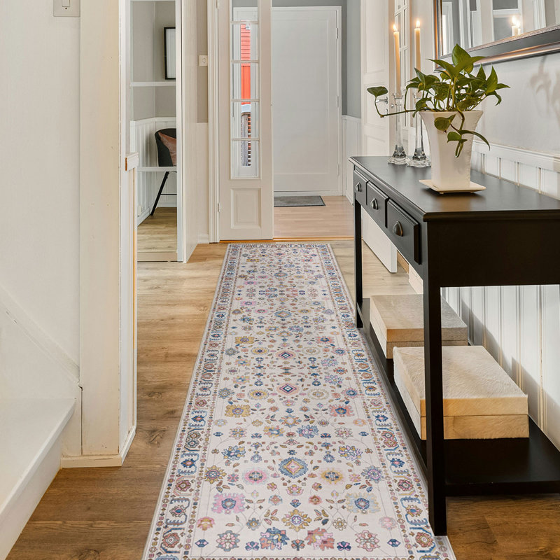Tapis lavable à la machine LENORE, Rectangle 2 pi 6 po x 9 pi